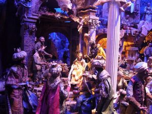 A traditional nativity scene