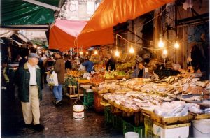 historic market in Palermo