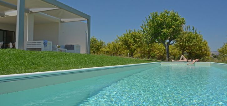 Villa Lemon Tree, Noto are, Sicily, from the swimming pool