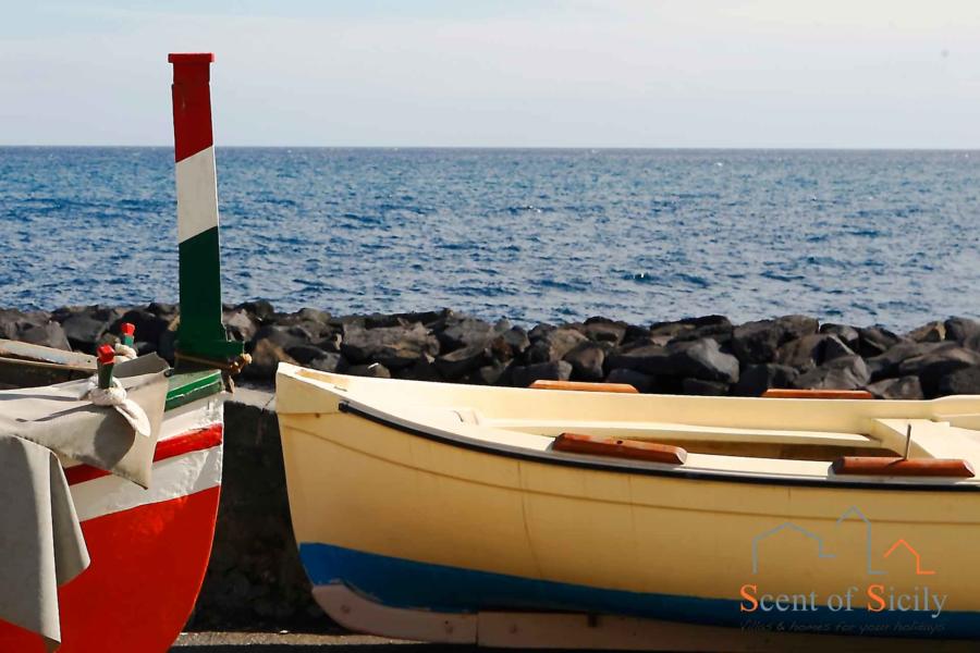 Boats in Torre Archirafi, Sicily Eastern Sicily