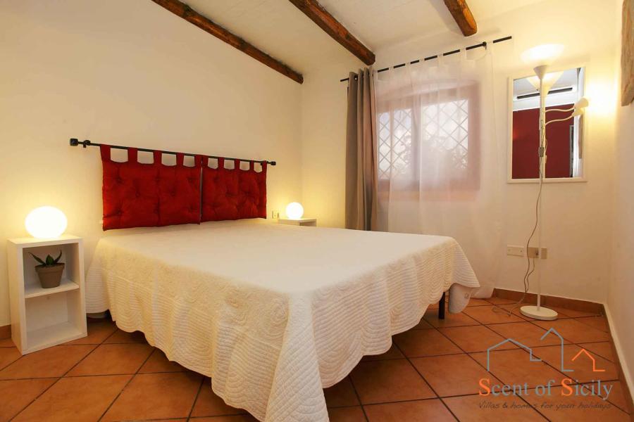 Double bedroom in the dependance of  Villa Gio, Marsala, Western Sicily