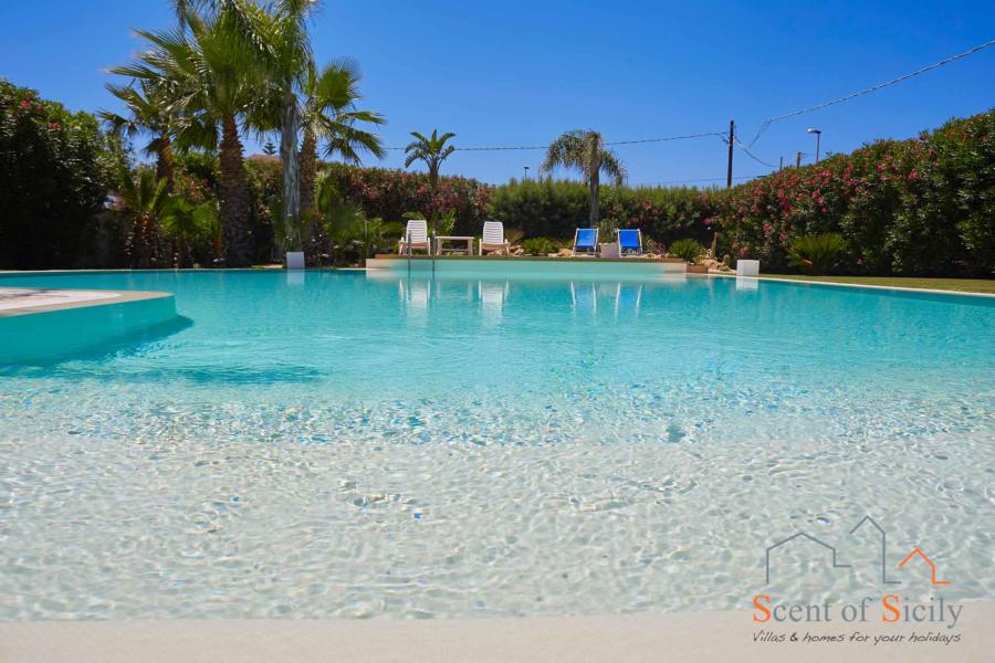 Villa Saracena, Marsala, Sicily, the big swimming pool