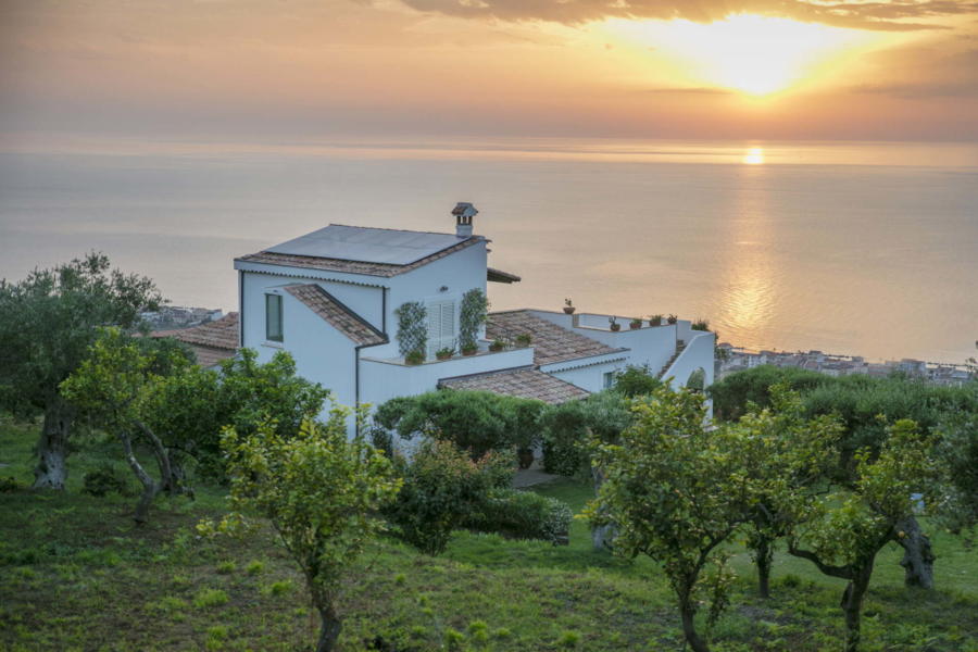 Sea View from Villa Sunrise, Capo d'Orlando, Notnern Sicily - first floor