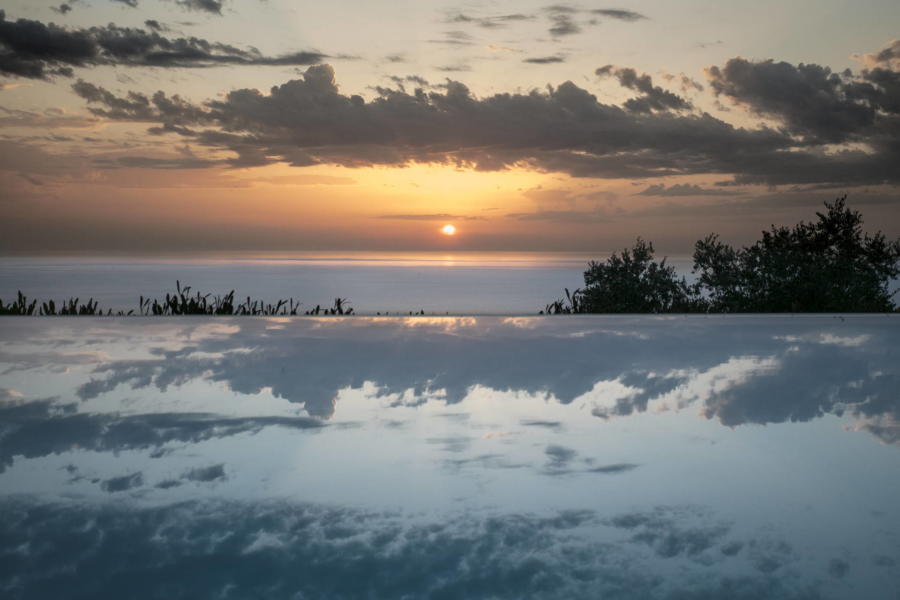 Sea view from the pool of Villa Sunrise, Capo d'Orlando, Notnern Sicily - first floor