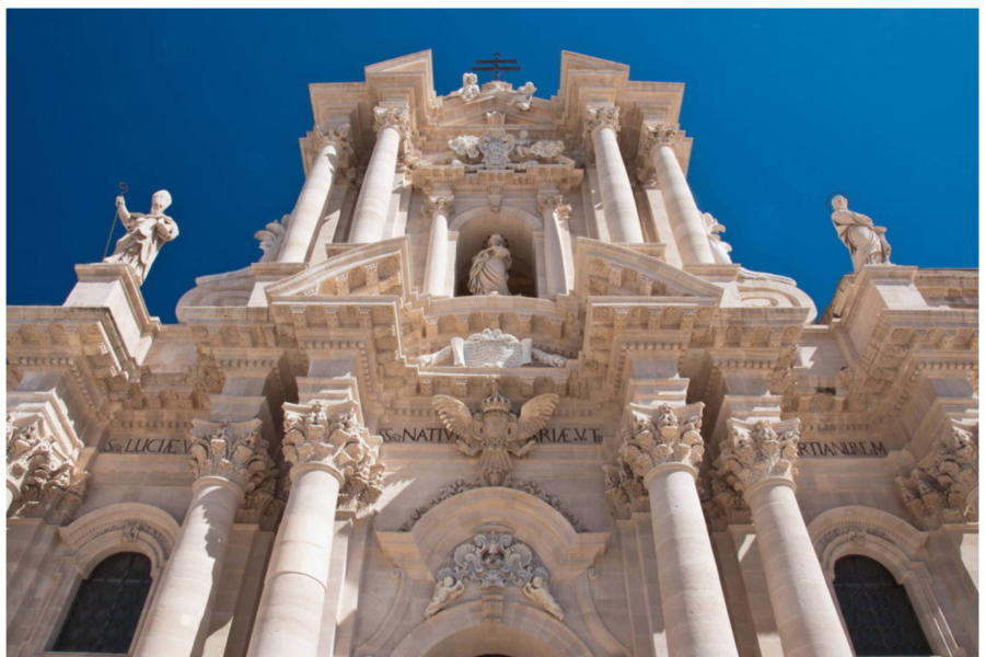 The cathedral of Syracuse Ortigia Sicily