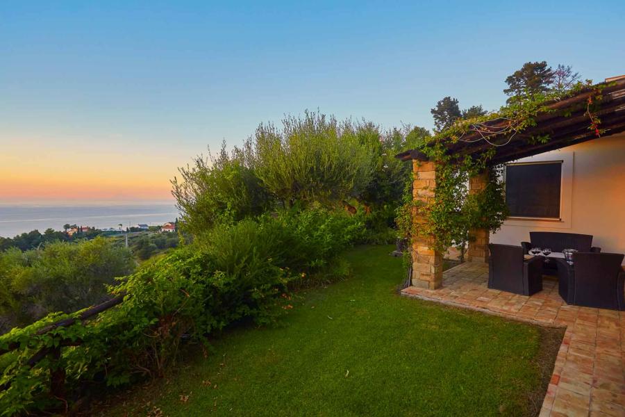 Sea view from Villa Sunrise, Capo d'Orlando, Notnern Sicily - first floor