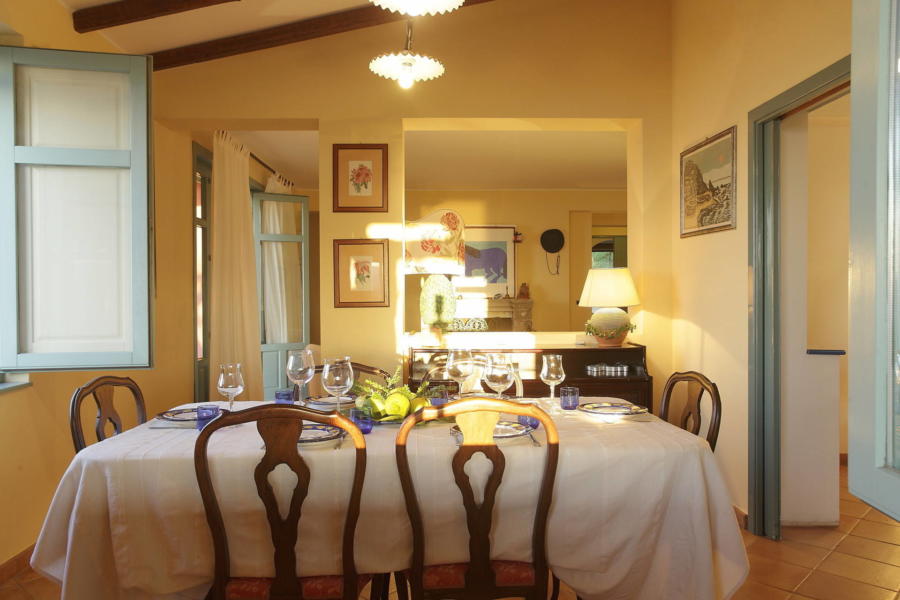 From the dinning room in Villa Sunrise, Capo d'Orlando, Notnern Sicily