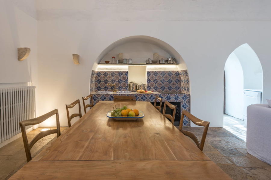 Enjoy each other's company while sitting around this table in Siciian Heritage Scent of Sicily