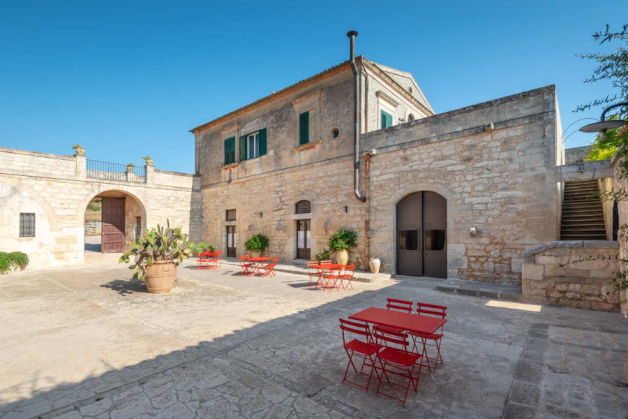 Sicilian Heritage courtyard Ragusa Scent of Sicily