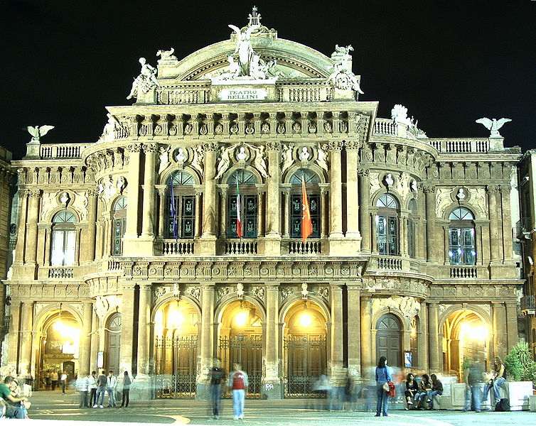 History and curiosities about Teatro Massimo Bellini of Catania