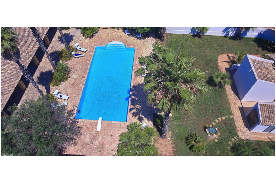 Pool from the sky - Villa Lory Marsala Western Sicily 