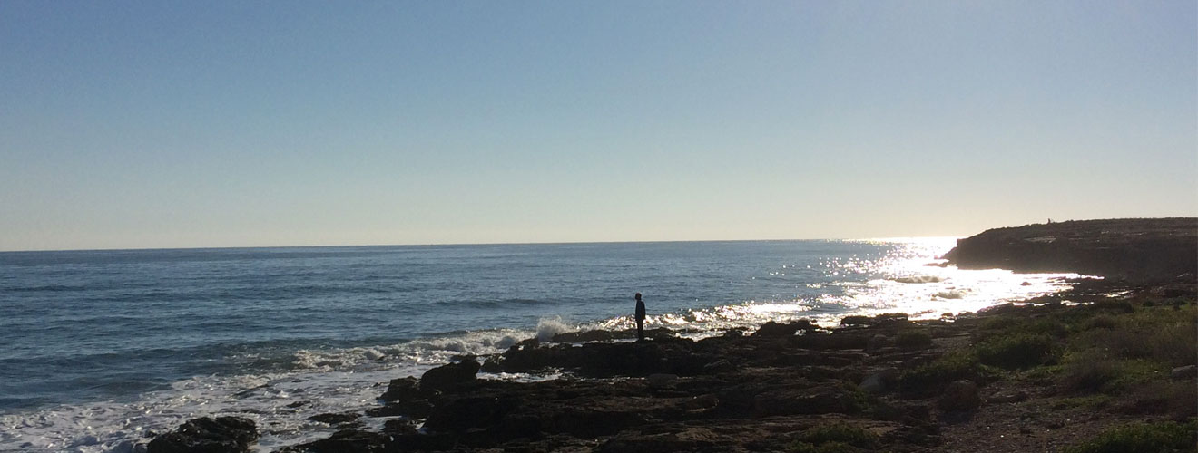 View of the beach in Sicily