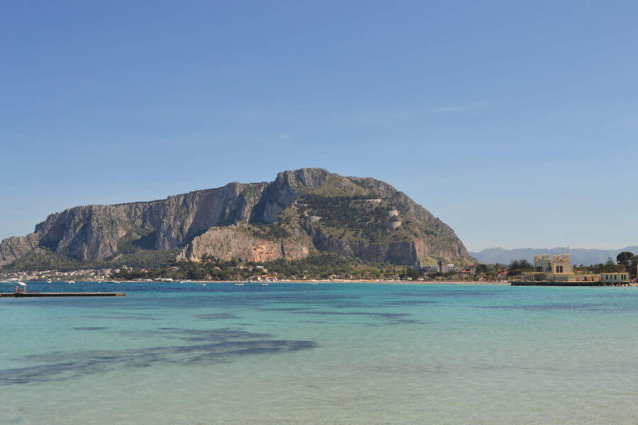 Sicily, Mondello blu sea