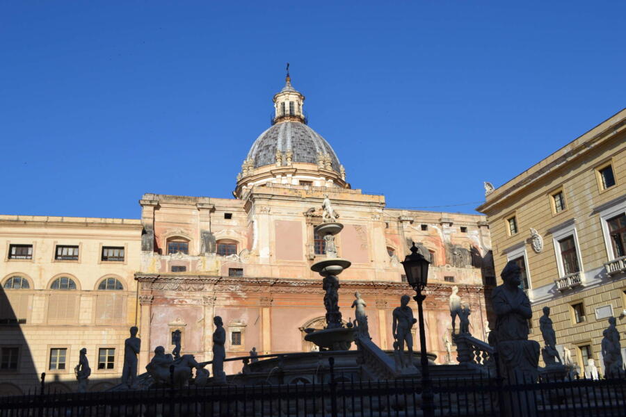 Sicily, Palermo blue sky