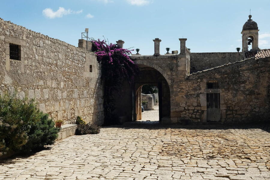 One delightful view of the main courtyard