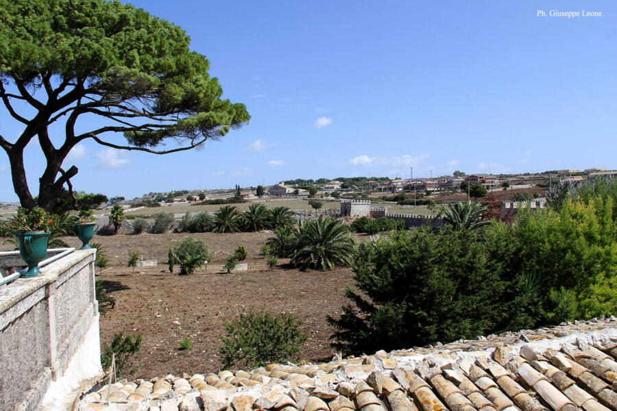 The wonderful view of the terrace of this historic residence