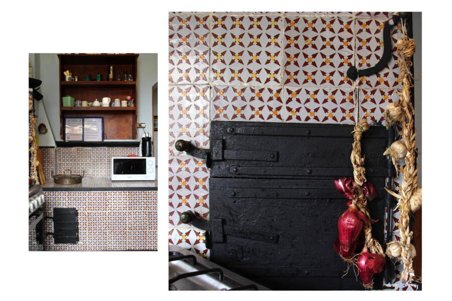 In the kitchen, together with the new equipment, the fascinating tools and ceramics of the time have been maintained.
