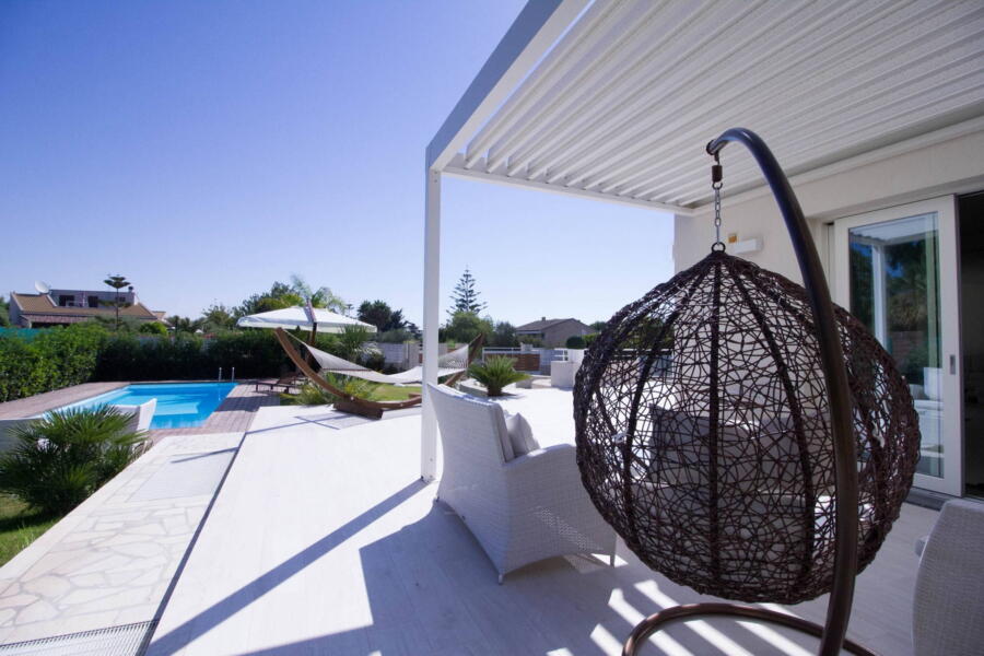 The patio view of Villa Levante