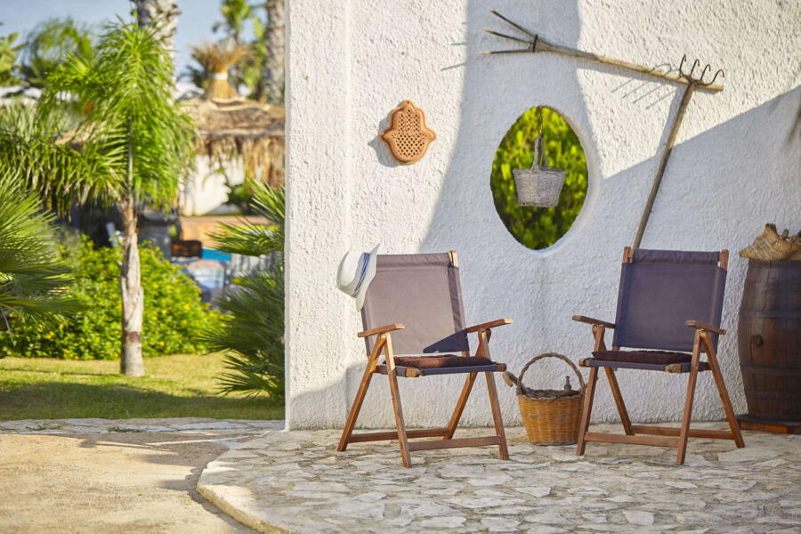 Relax area in Villa Gio, Marsala, Western Sicily