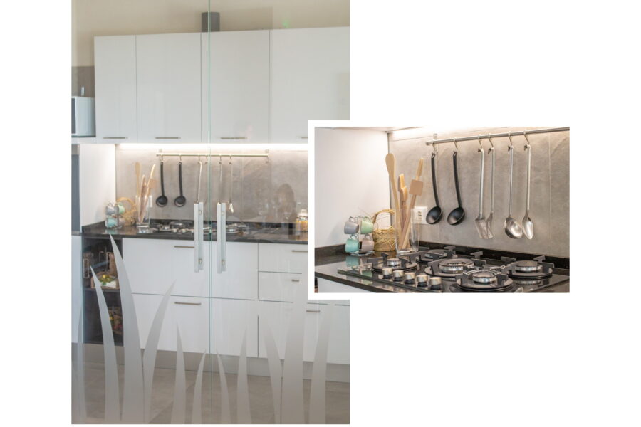 The delightful kitchen on the ground floor which also has direct access to the patio