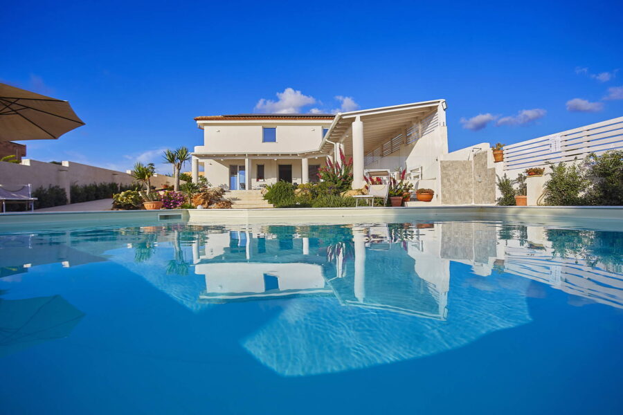 The wonderful blue of water and sky