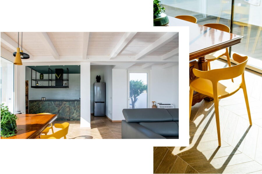 Villa-Blue-Marina-Marina-di-Ragusa-AmericanKitchen-LivingRoom-ScentOfSicily